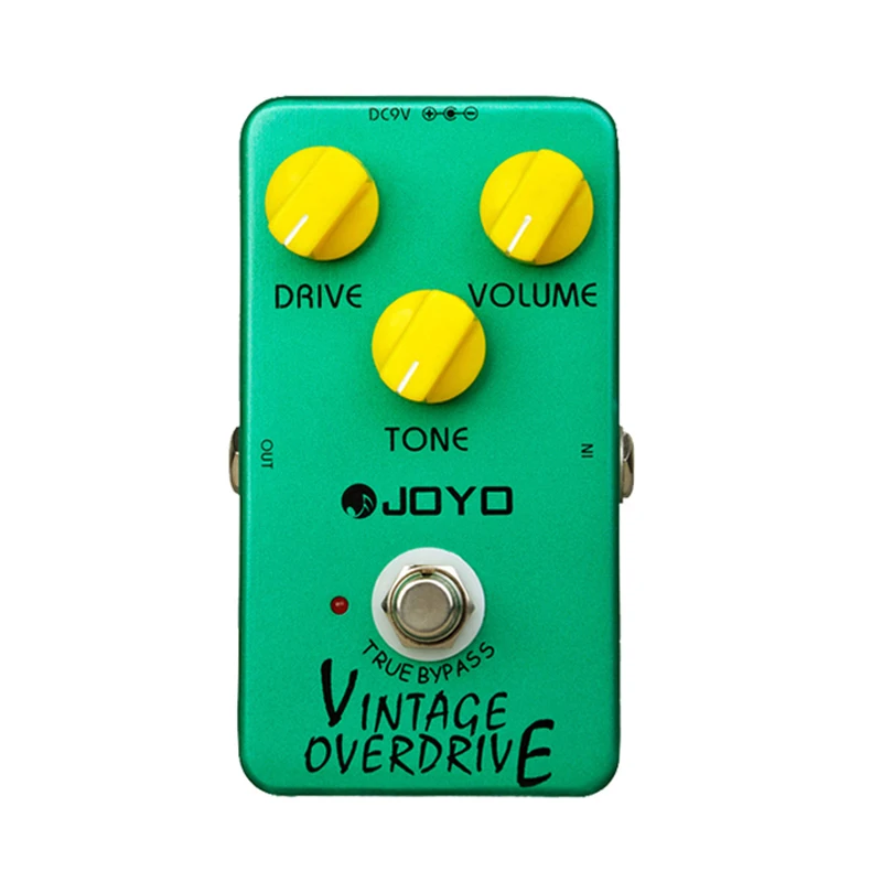 JOYO JF-01 для электрической бас-гитары Винтаж Overdrive эффект гитарной педали DC 9V