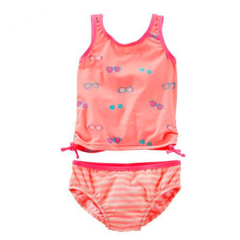 Для детей возрастом от 2 до 7 лет комплект для девочек из двух предметов Купальный