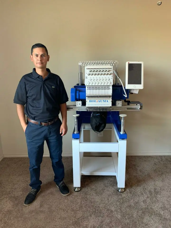 Лидер продаж бесплатная машинная вышивка на одной головке 15 цветов шапочка бисер