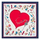 Шарф женский Шелковый, 60 см, с богемным принтом, небольшие Квадратные платки, 2021, Новый ободок