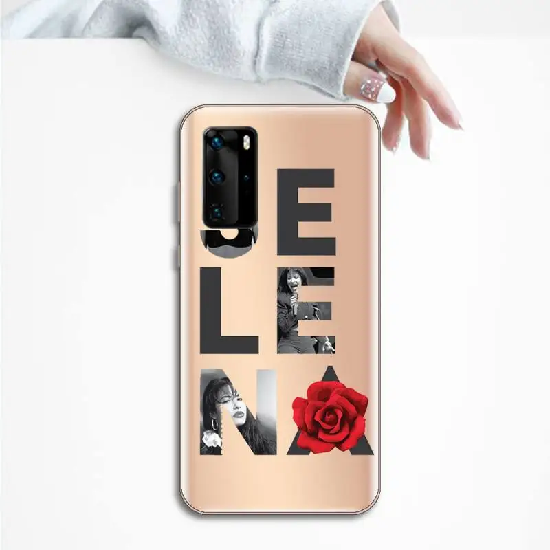 

Selena quintanilla Rainha Latina Phone Case Transparent for Huawei P honor 8 10i 20 30 40 smart 20 custom protective shell19