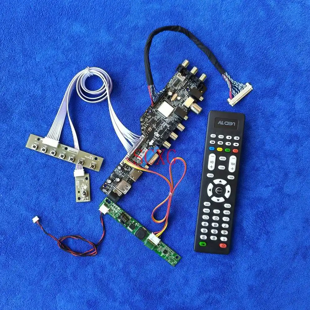

Fit LTM230HT10/LTM230HT11/LTM230HT12 1920*1080 HDMI-compatible AV VGA USB KIT 30 Pin LVDS Matrix Drive Board LED Signal Digital