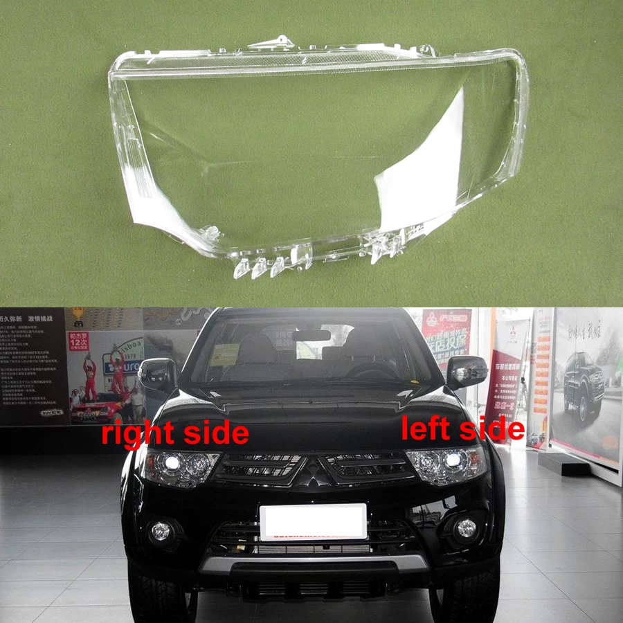 

For Mitsubishi Pajero Sport Headlight Cover Headlamp Cover Lampshade Mask Lens Plexiglass Replace the original lampshade