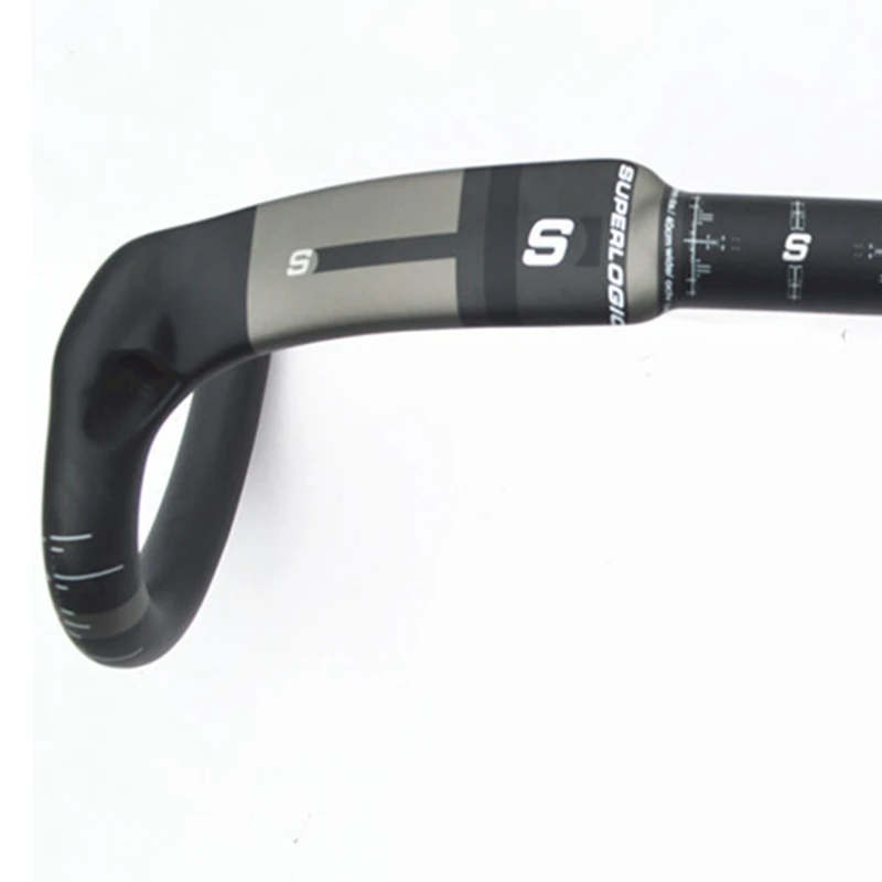 

Superlogic Carbon Fiber Bicycle Handlebar Reduce Resistance Bent Bar Strengthen Bike Parts Ud Matte