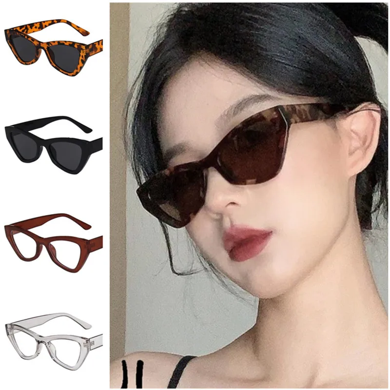 

Fashion Women & Men Retro Sunglass Cat Eye Sun Glasses Unisex Adumbral Anti-Blue Spectacles Thick Frame Eyeglasses A++