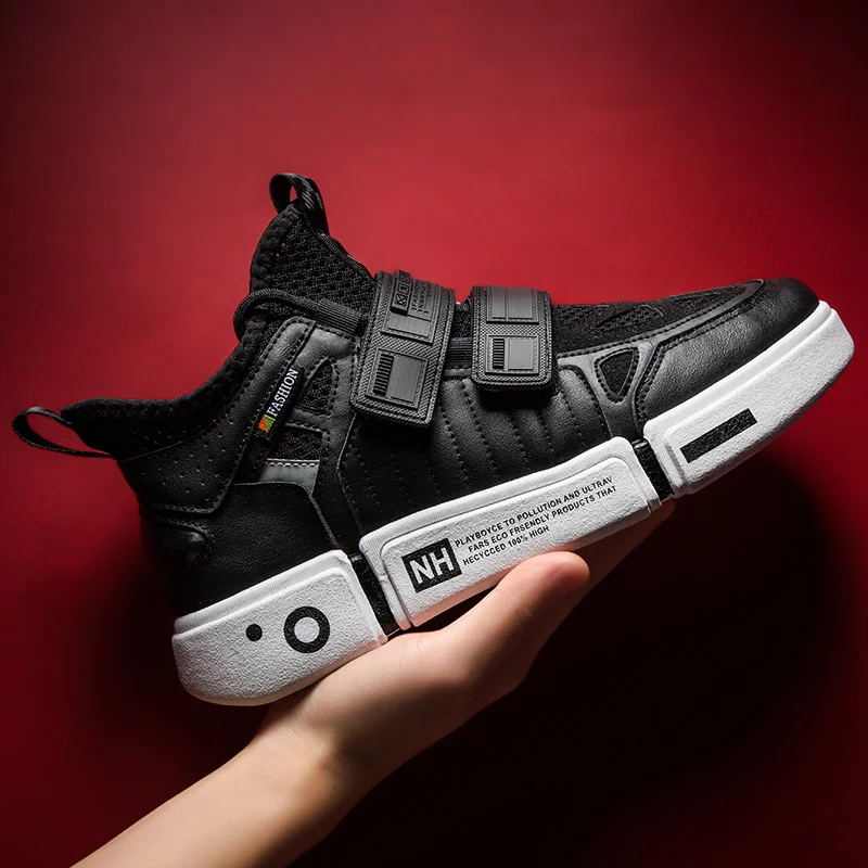 LUONTNOR/Лидер продаж Мужские кроссовки Эластичные на застежке липучке Спортивная