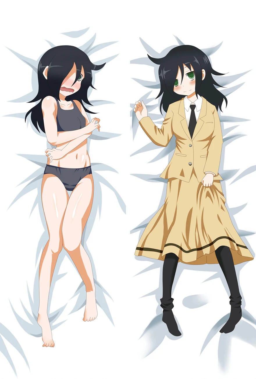 Аниме WataMote Tomoko Kuroki Kawaii сексуальная девушка наволочка Otaku обнимающая подушка для