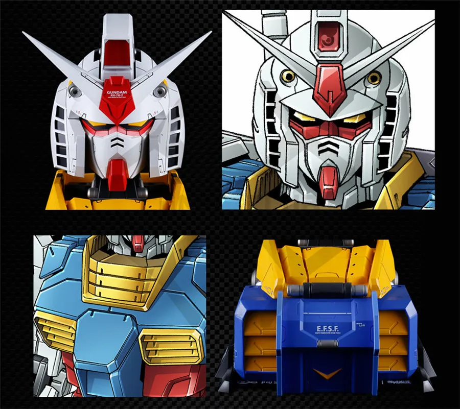 Комиксов клуб LABX E-MODEL модель Gundam 1:35 RX-78-2 воина гундама голова бюст игрушка в подарок фигурку