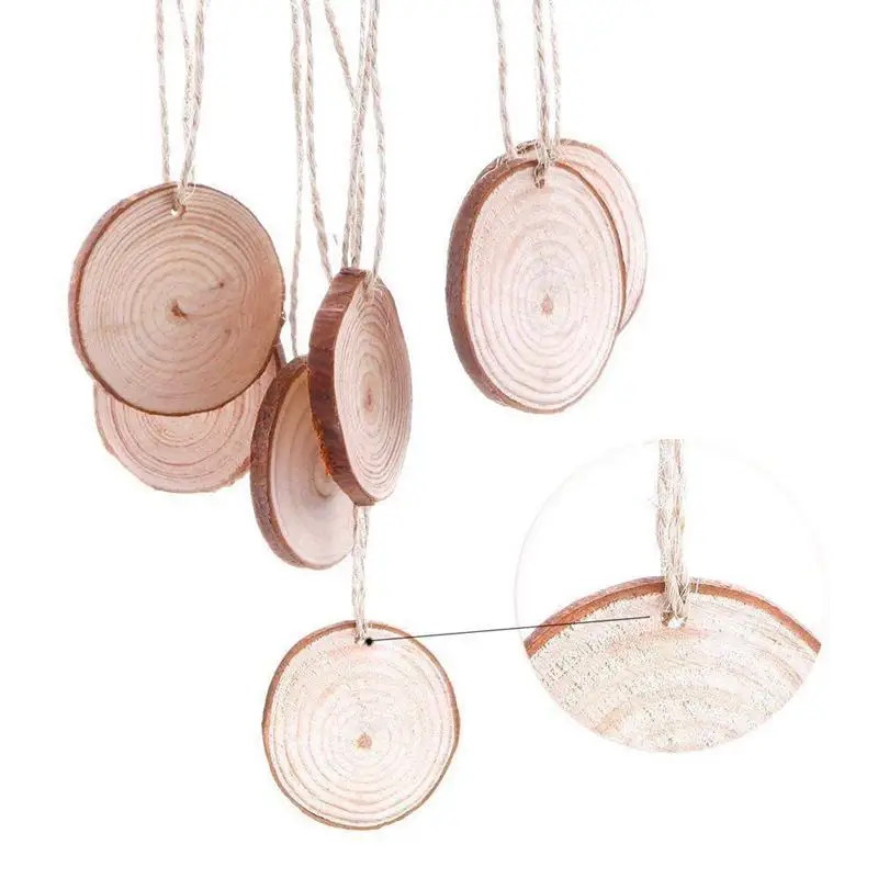 Кусочки натурального дерева 35 шт 2 4 дюймов-2 8 дюймов Необработанные деревянные