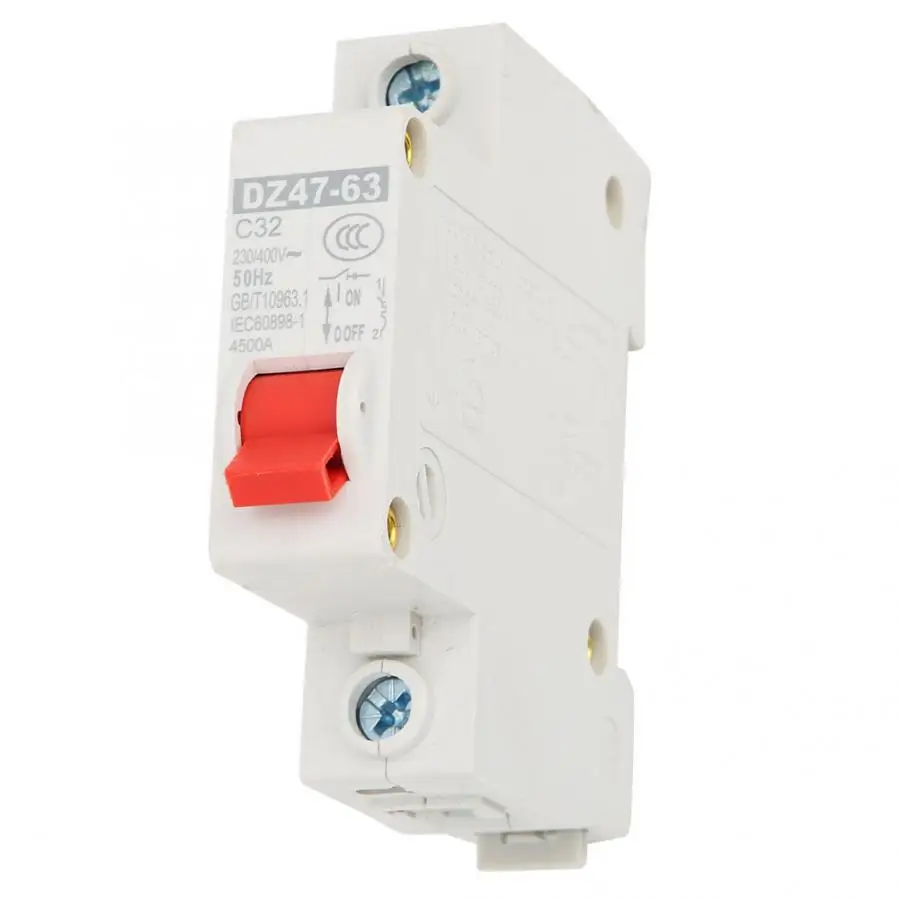 Автоматический выключатель 1P MCB умный бытовой воздушный на DIN-рейке 10 А 16 20 32 40 63 12