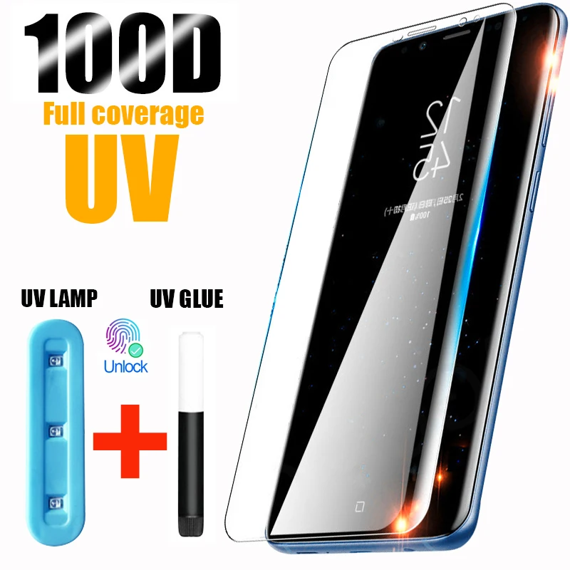 Защитное стекло для Samsung Galaxy S10 S9 S8 S10e S20 Note 9 8 10 e|Защитные стёкла и плёнки