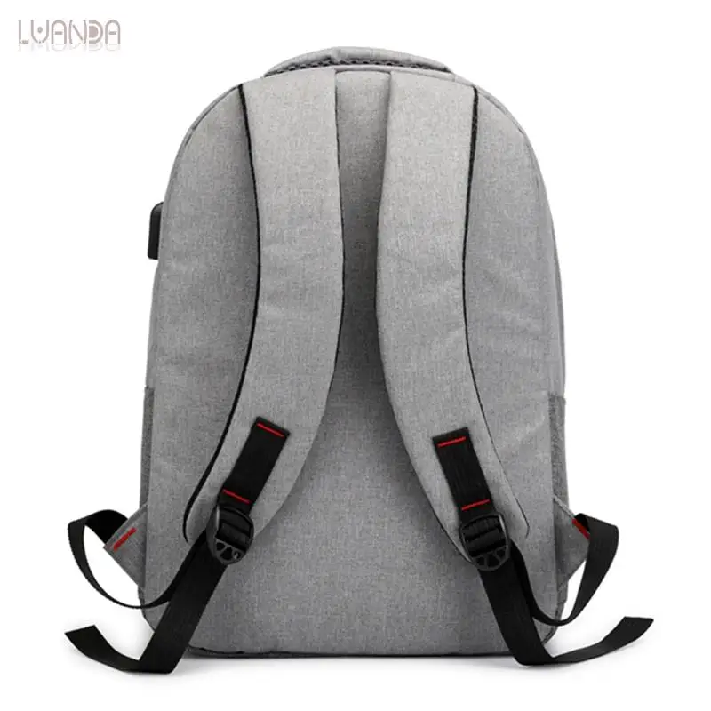 Унисекс Оксфорд рюкзак 15 6-дюймовый для ноутбука с USB зарядкой Повседневный стиль