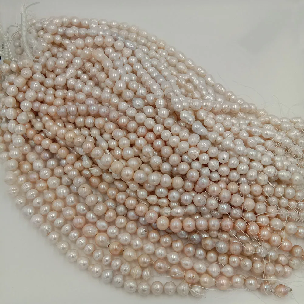 Браслет из 100% натурального пресноводного жемчуга в форме барокко диаметр 11-14 мм