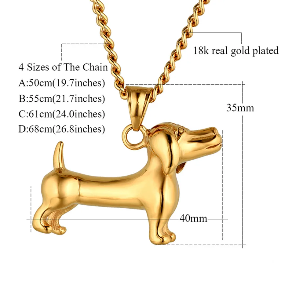 777 ожерелье из нержавеющей стали Женское и мужское колье в виде животного простая