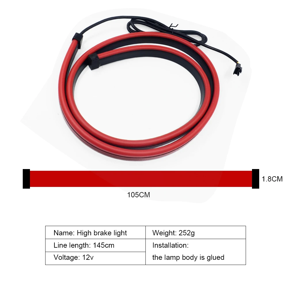 Автомобильный Высокий тормозной светильник светодиодный задний хвост высокий