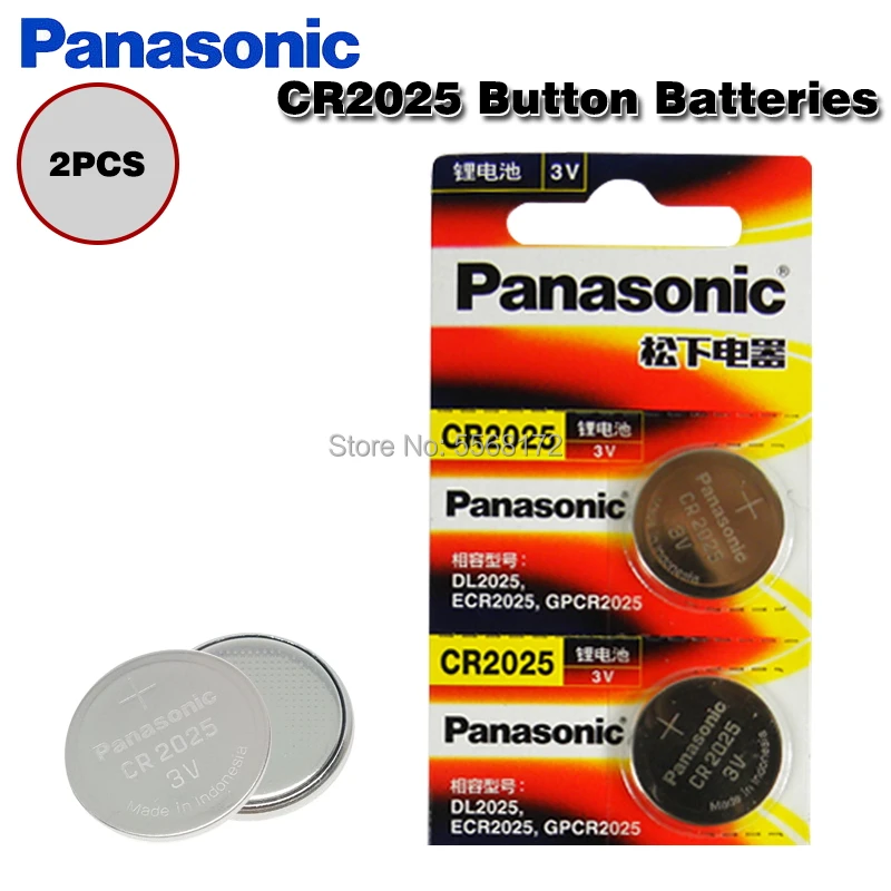 Литиевые Батарейки Panasonic cr2025 2 шт./лот cr 2025 3 в|Часовые батарейки| |