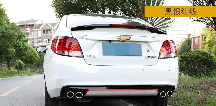 Защитный диффузор для заднего бампера Chevrolet Sail ABS 2017 2018 комплект корпуса бампер