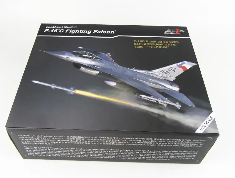 1/72 масштаб военная модель игрушки F16C Боевой сокол боец литой металлический