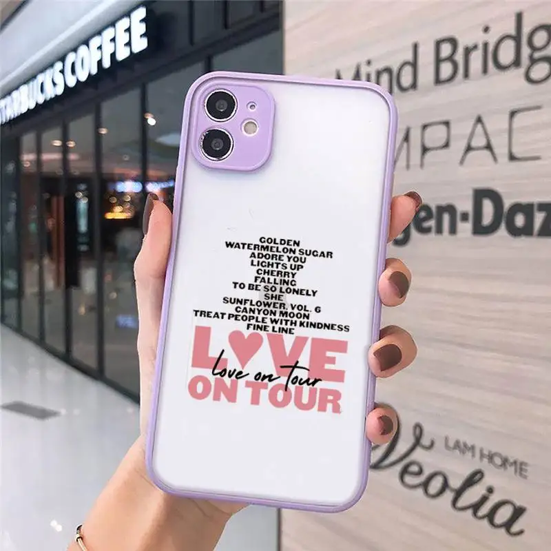 

Aesthetics harry styles Phone Cases matte transparent For iphone 7 8 11 12 plus mini x xs xr pro max cover
