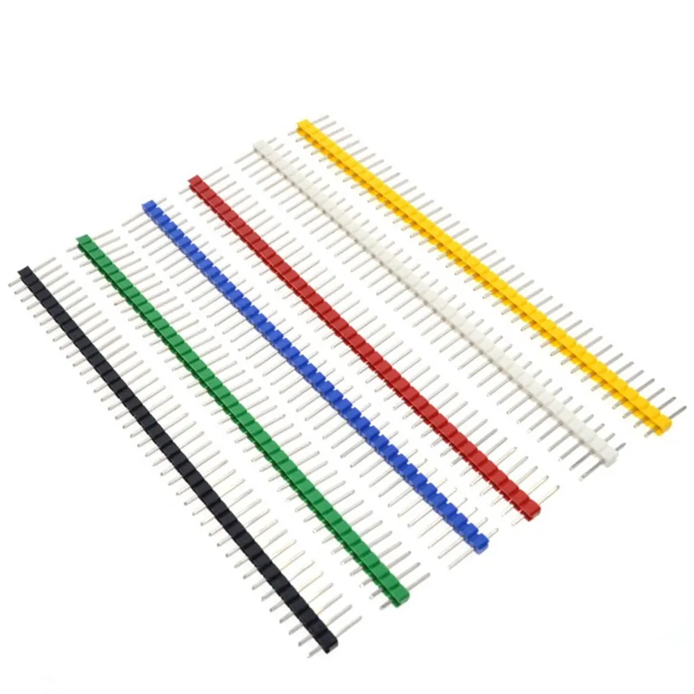 10 шт. 40-pin Header шпильки 2 54 мм аварийное отсоединение Мужской Для макетная плата 1x40