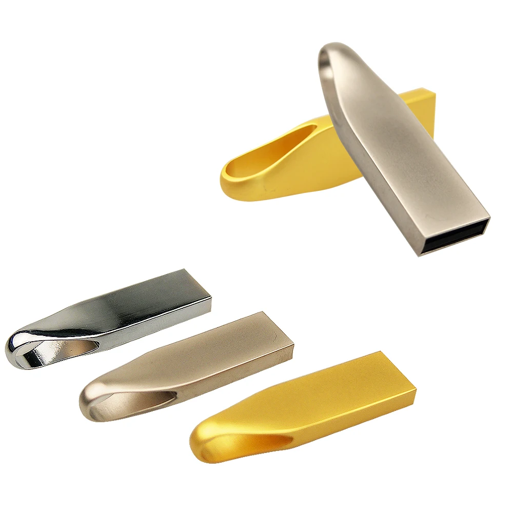 (Более 10 шт. бесплатный логотип) Флешка USB 2 0 металлическая флешка 64 ГБ 32 16 8 4 карта