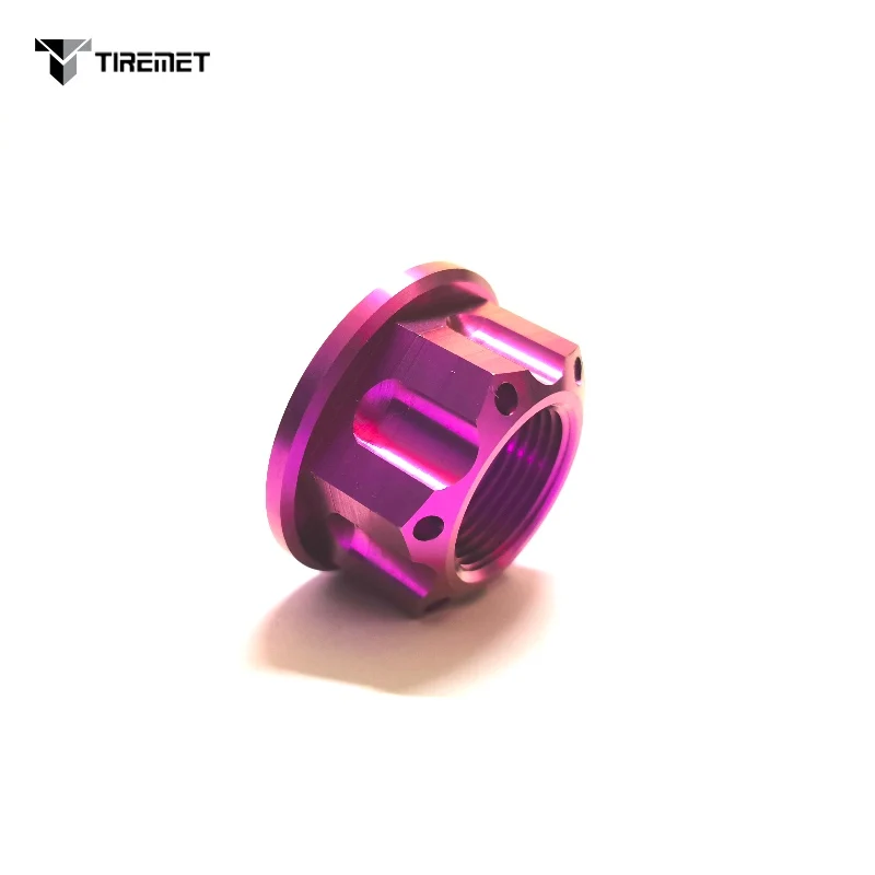 Титановые фланцевые гайки Tiremet M22 * 1 5 мм для заднего колеса мотоцикла KAWASAKI KX250F KX450F