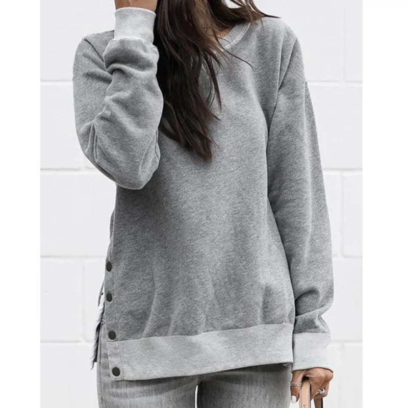 

Hirigin, осенняя блузка с длинным рукавом, рубашка, элегантные женские блузки на пуговицах, одноцветные повседневные зимние женские базовые бл...