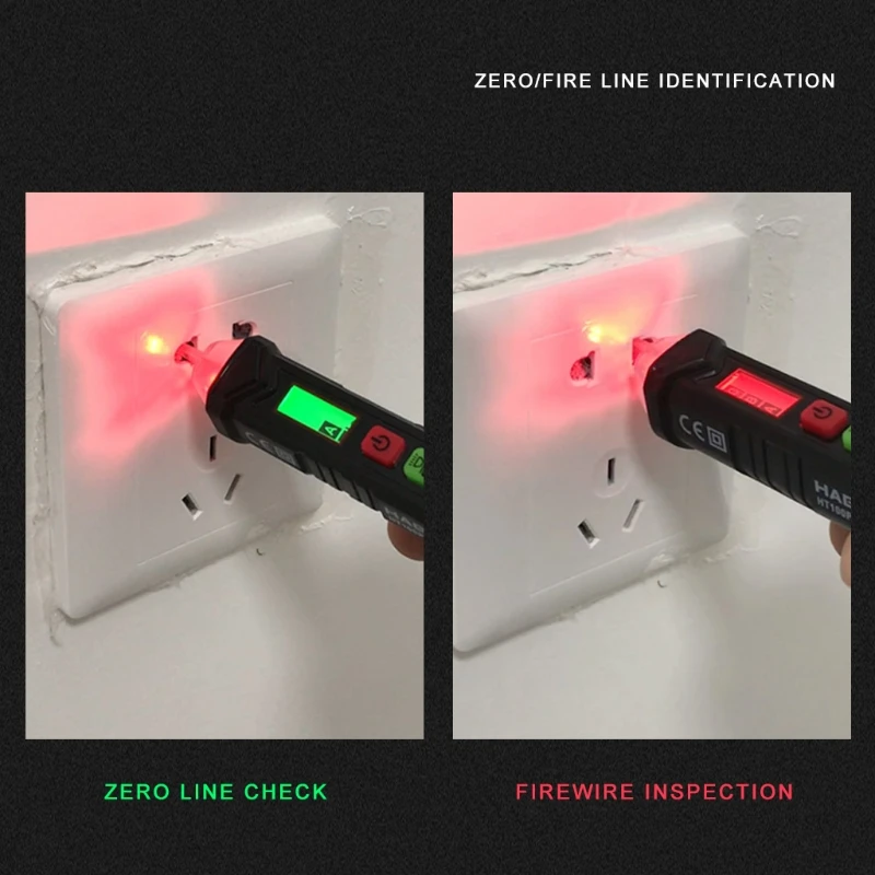 HT100P Бесконтактный 3-фазный индикатор вращения детектор напряжения переменного