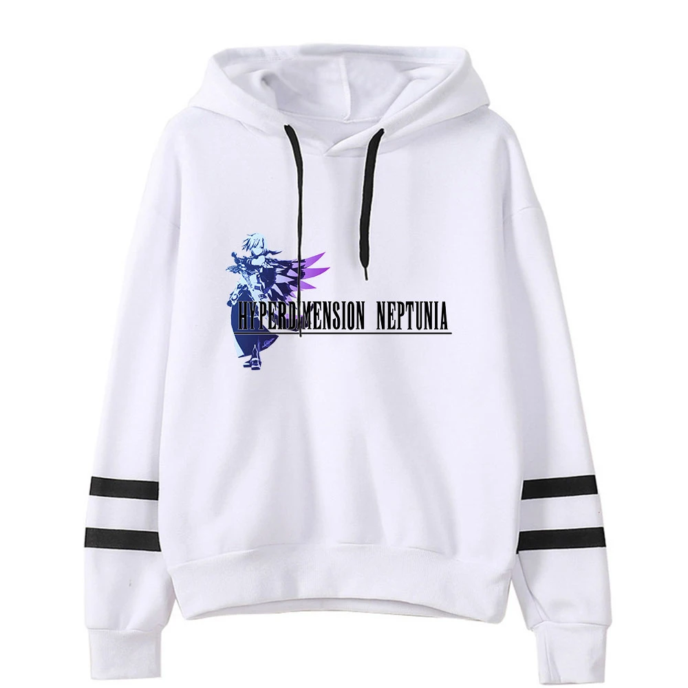 

2020 Hyperdimension Neptunia Hoodies For Men Women Pocketless Sleeve Sweatshirt Fashion Streetwear Harajuku Clothes Plus Size
