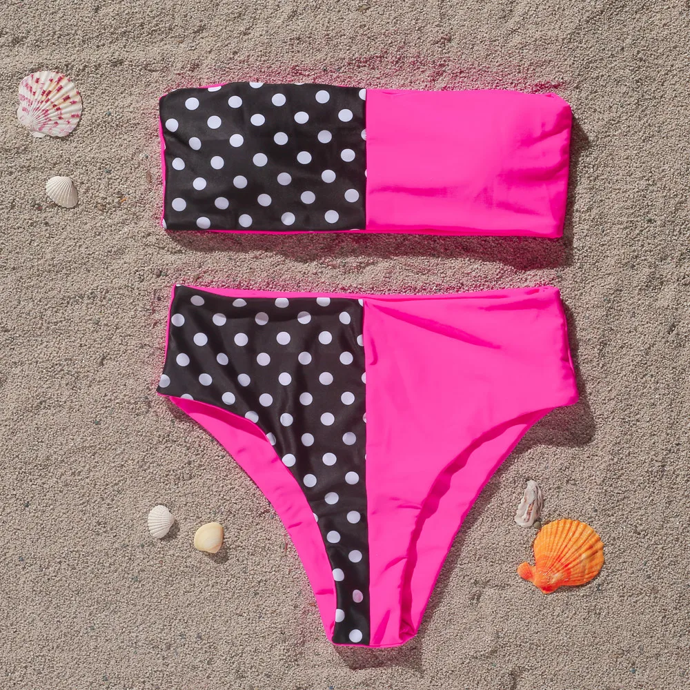 

NEW 2020 Splicing Bikini Underwired Push Up Swimsuit Female Swimwear Women Two-piece Bikini Set Bather Bathing Suit Swim Lady