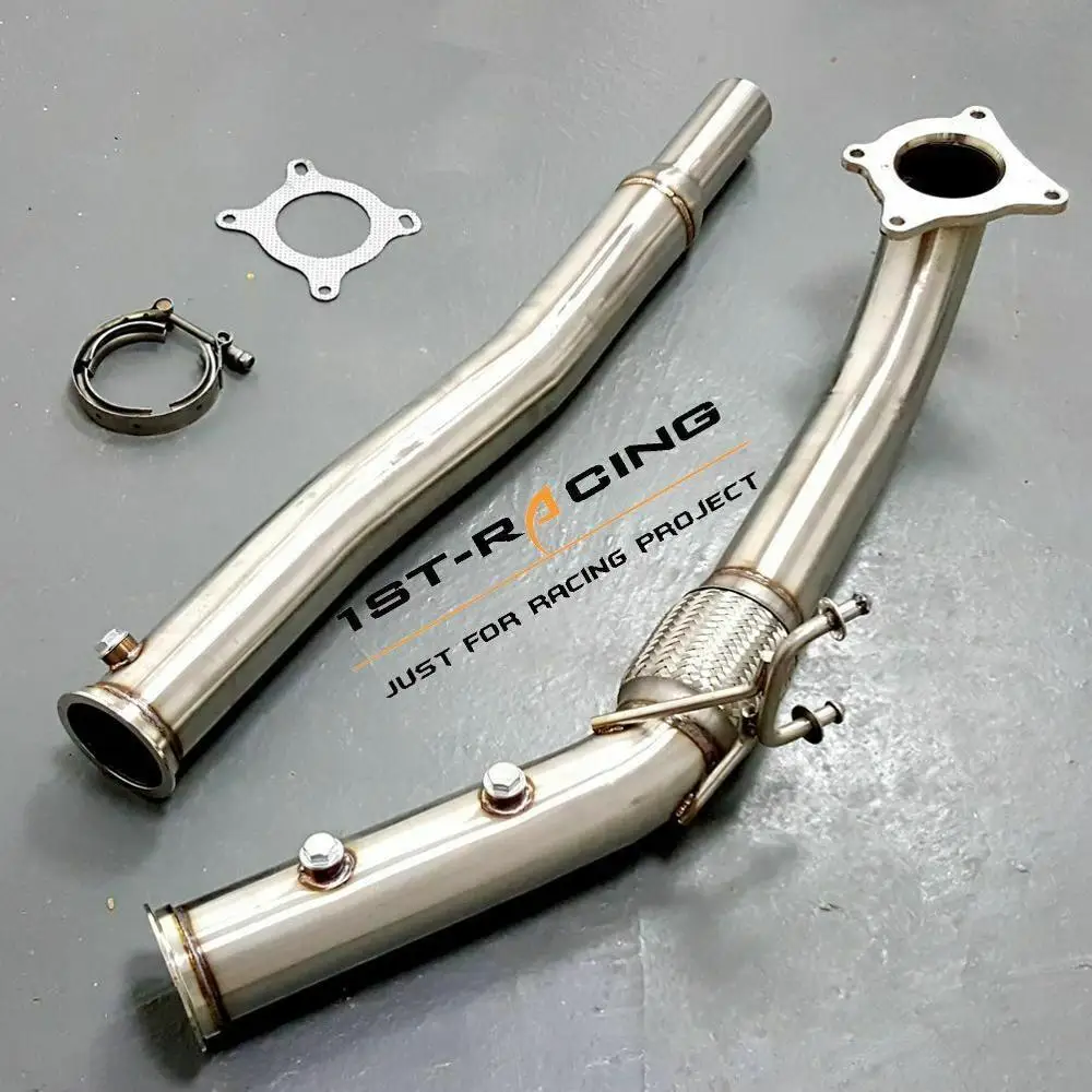 3 &quotТурбо выпускная труба из нержавеющей стали для Audi A3 S3 TT Roadster и VW Golf Jetta 2 0 TFSI CCTA|