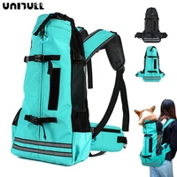 outdoor pet dog carrier bag for small medium dogs backpack reflective dog travel bags pets products bag ventilated breath