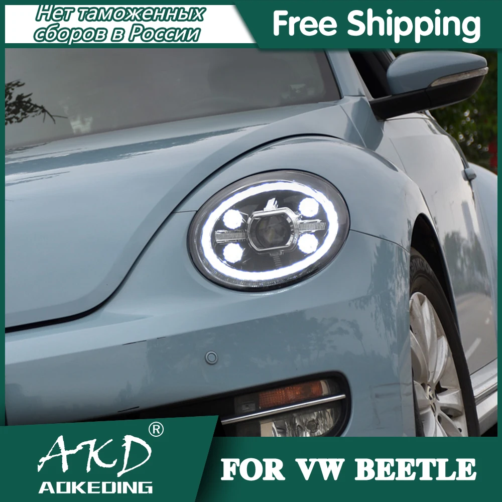 Передние фары s для VW Beetle 2013-2020 beetle DRL дневсветильник ходовые огни передние