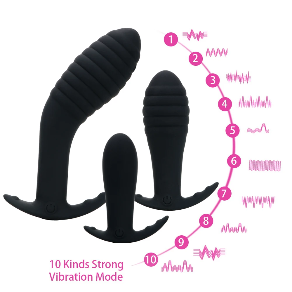 VATINE 10 Speeds Anal Plug Vibrator Sex Toys for Women Prostate Massage Anus Masturbator Butt | Красота и здоровье