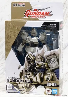 Оригинальная экшн-Фигурка 15 см модель GUNDAM GU-08 EZ8 08MS японский комплект Аниме |