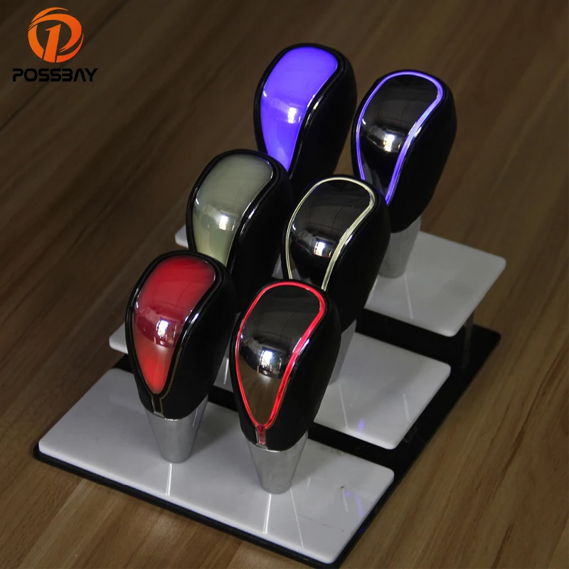 Сменный светодиодный ручной рычаг переключения передач posbay универсальная ручка