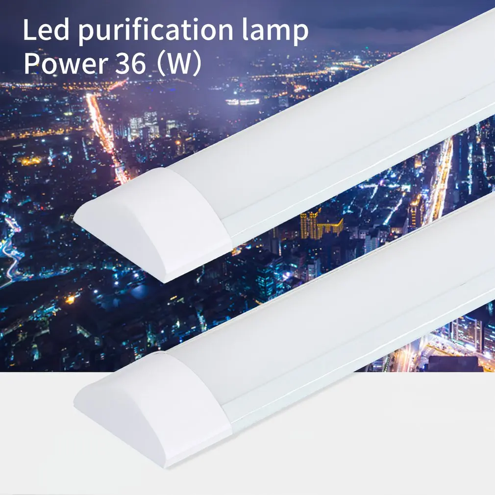 

1PCS LED Tube Cleaning Integration Purification Light 36W LED Tri-proof Batten Light LED Tube Linear Lamp 6500K