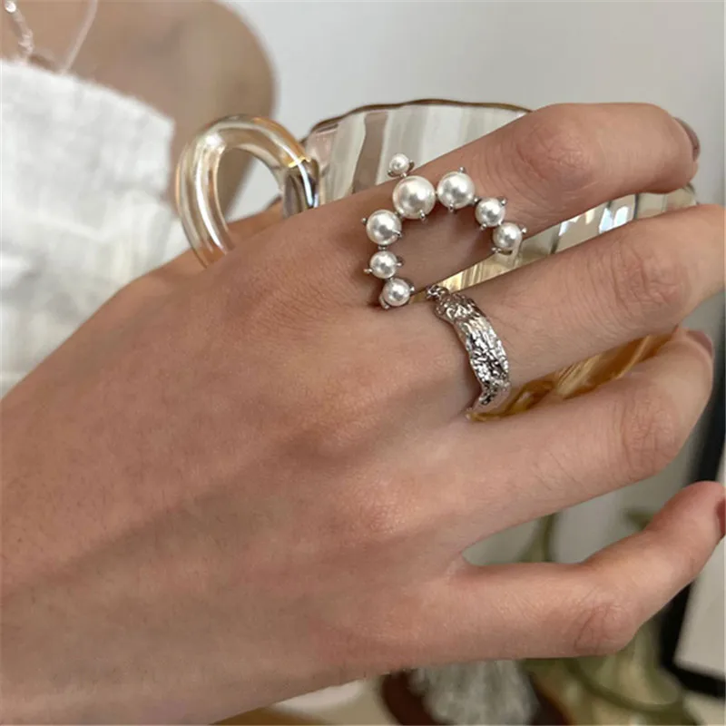 

Женское кольцо из серебра 925 пробы, с жемчугом