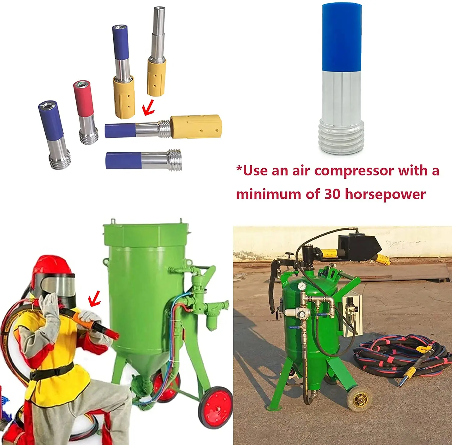 HOLDWIN 2 ''грубая резьба карбидная насадка для пескоструйной обработки Бора