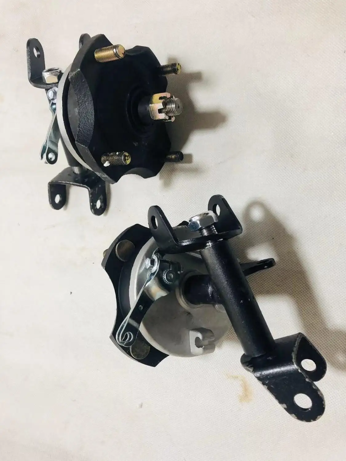 ATV GO KART картинг DIY амортизаторы передней подвески мотоцикла барабанные тормоза маятники с фланцем кулака