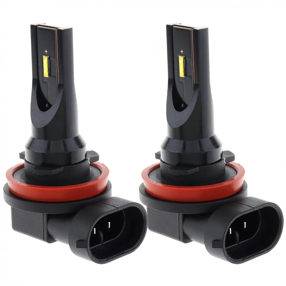 2 шт. 12V/24V H8 H11 высокое Мощность 1860 Ламповые бусины 1200LM 6500K 7500K белый вождения бега