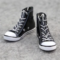 16 scale toys action figure accessories femalemale canvas shoes black sports sneakers with laces model for 12 figure