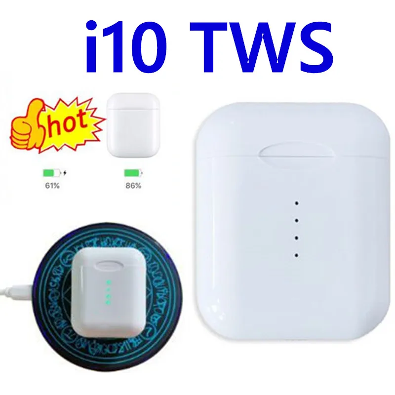 Оригинальные i10 tws i10s tws eadphones Беспроводные bluetooth 5,0 наушники-вкладыши 1:1 наушники PK i7 tws i7s tws наушники