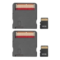 67ja r4 wood video game memory card auto download flashcard adapter burning card support for nds md gb gbc fc pce 16g32g tf