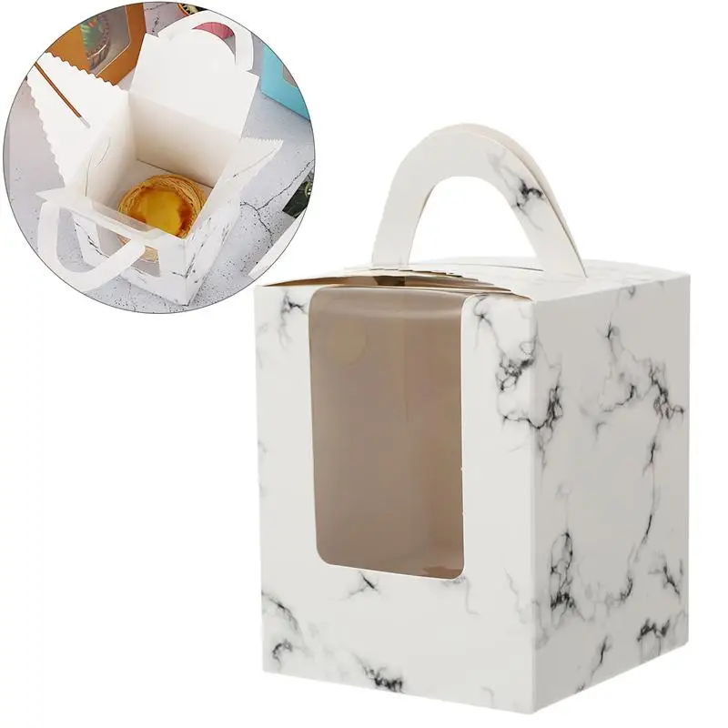 

20 Pcs Exquisite Storage Containers Practical Dessert Boxes Tart Packing Boxes