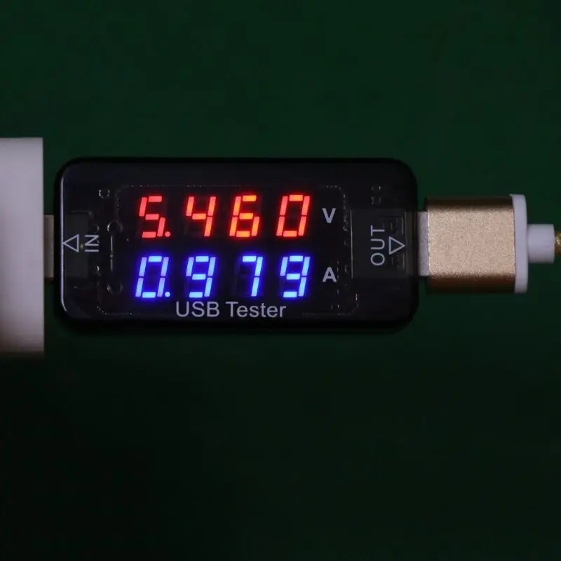 4 знака после запятой USB детектор Зарядное устройство ток Напряжение зарядки