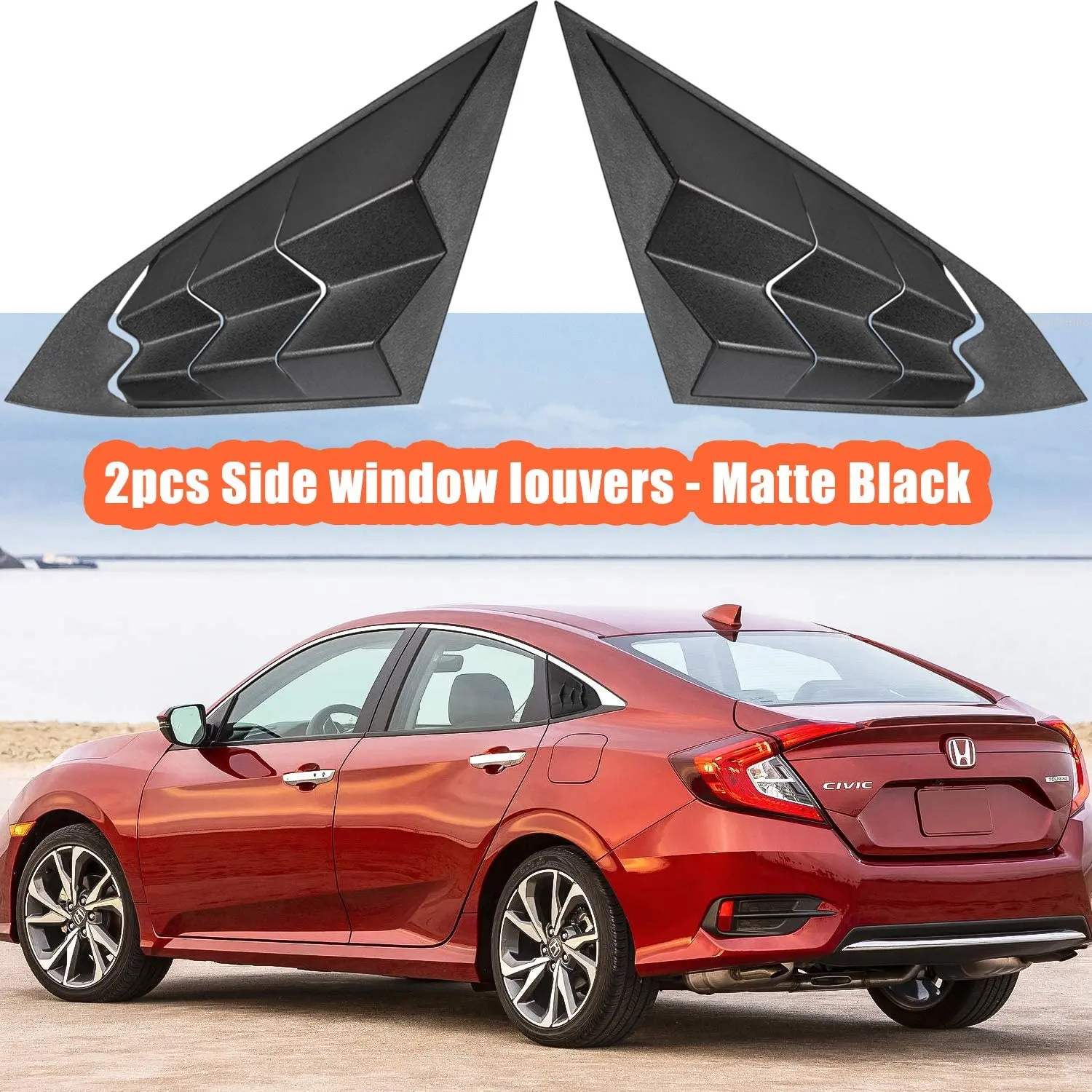 2 шт. накладки на лобовое стекло для Honda Civic Sedan 2016 2020|Стеклоподъемники и запчасти| |