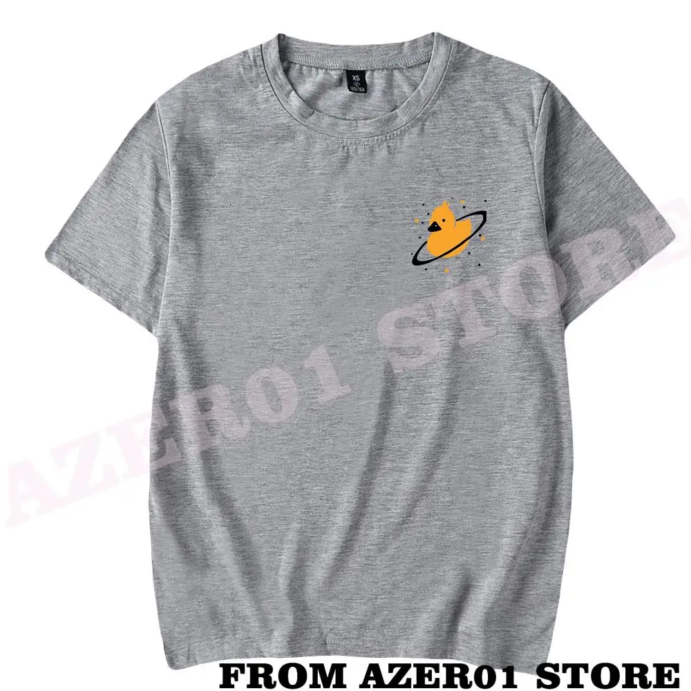 Футболка Quackity для мужчин и женщин лимитированный выпуск с логотипом планеты утки