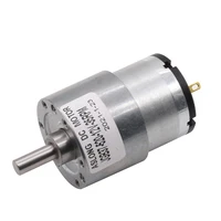 free shipping gear motor 12v dia 37mm gearbox reducer 24v electric dc motor 6v 7 to 1280 rpm dc reduction motor jgb37 520 aslon