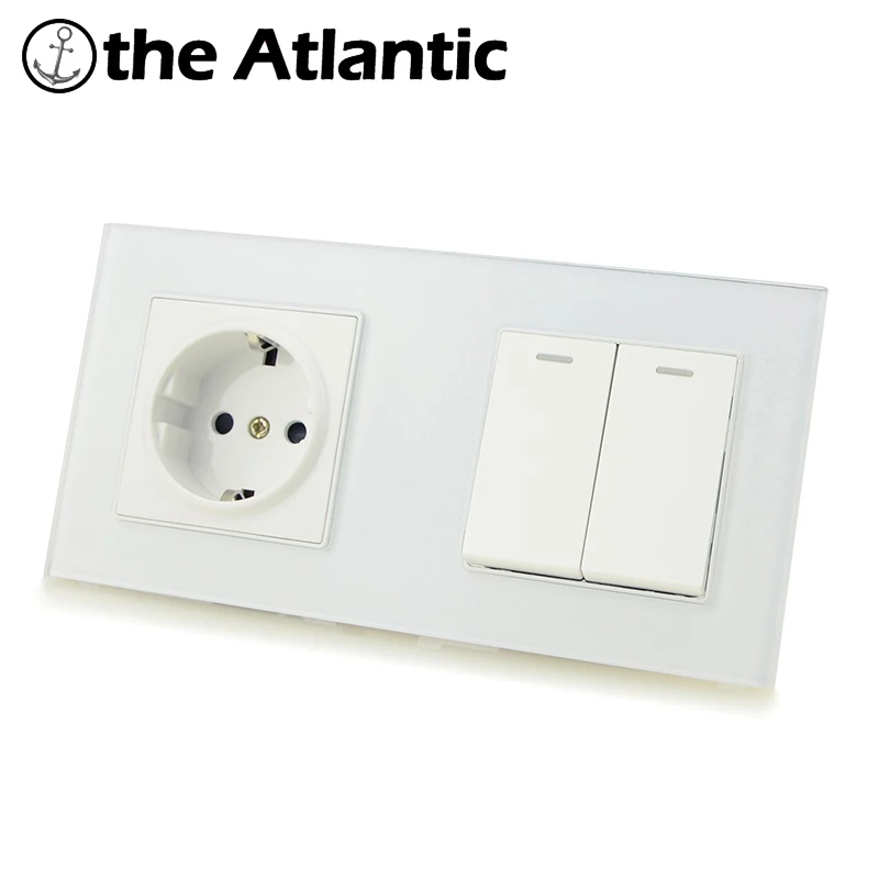 Atlectric 1 2 3 4 банда лампа кнопка выключателя света розетка стандарта ЕС